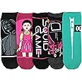 Bioworld Squid Game Icons Women's 5-Pair Ankle Socks