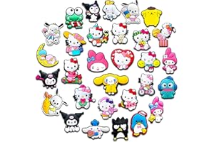 EUPHAGLAIA 30Pcs Cartoon Charms for Croc Clog Shoes Decoration, Cartoon Game Charms Accessories for Adult