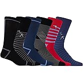 Hot Sox Men's Fun Crew Socks (6 & 8 Pairs)