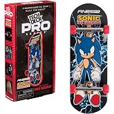 TECH DECK Pro Series Finesse X Sonic Wooden Fingerboard | Real Wood Deck &amp; Foam Grip Tape, Pro Wheels with Bearings, Next-Level Tricks, Master Your Fingerboard Skills, Ages 6+