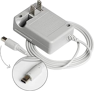 AC Home Wall Charger for Nintendo 2DS XL/New 3DS/ New 3DS XL/ 2DS/ 3DS XL/ 3DS/ DSi XL/DSi Plug Power Adapter (100-240 V), Not Compatible with Nintendo DS and DS Lite