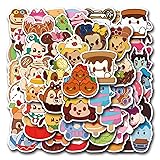 54pcs Munchlings Cute Cartoon Stickers for Kids