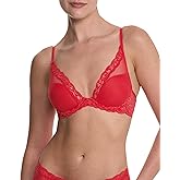 Natori Women's Feathers Plunge T-Shirt Bra 730023, Bonfire, 34DD