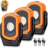 CARELITE Magnetic Work Light – 780 Lumen Compact Pocket Light, Rechargeable 3000mAh, 360° Pivot, Durable & Portable for Mecha