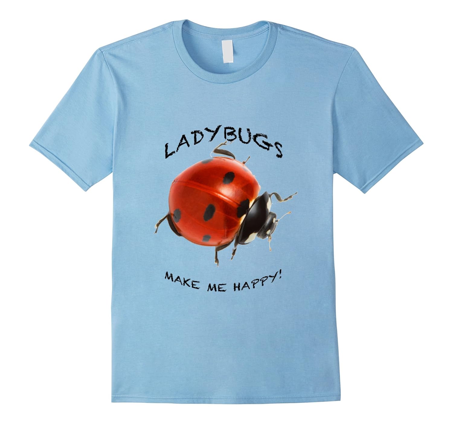 Ladybugs Make Me Happy Tee Shirt-ANZ