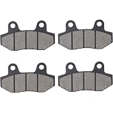 Disc Brake Pads 2Pairs for gokart Gy6 49cc 50cc 125cc 150cc 200cc 250cc ATV | Yerf-Dog Spiderbox 150cc GX150 TaoTao Dirt Bike Roketa Pit Bike Baja Sun Scooter Parts 4 Pieces in Total