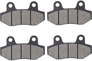 WATODAY Disc Brake Pads Sets 2 Pairs for go kart Gy6 49cc 50cc 125cc 150cc 200cc 250cc ATV Yerf-Dog Spiderbox 150cc GX150 TaoTao Dirt Bike Roketa Pit Bike Baja Sun Scooter Parts 4 Pieces in Total