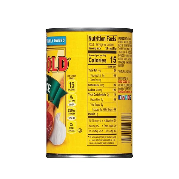 RED GOLD TOMATO SAUCE, 15 OZ, 3-PACK