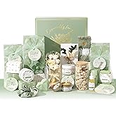 Spa Gifts for Women Teen Girl Gifts Trendy Stuff, Positive Affirmation Cards & Self Care Baskets Preserved Rose Flowers Set, Get Well Birthday Mothers Day Gift for Mom Her Grandma Teenage Girls Friend