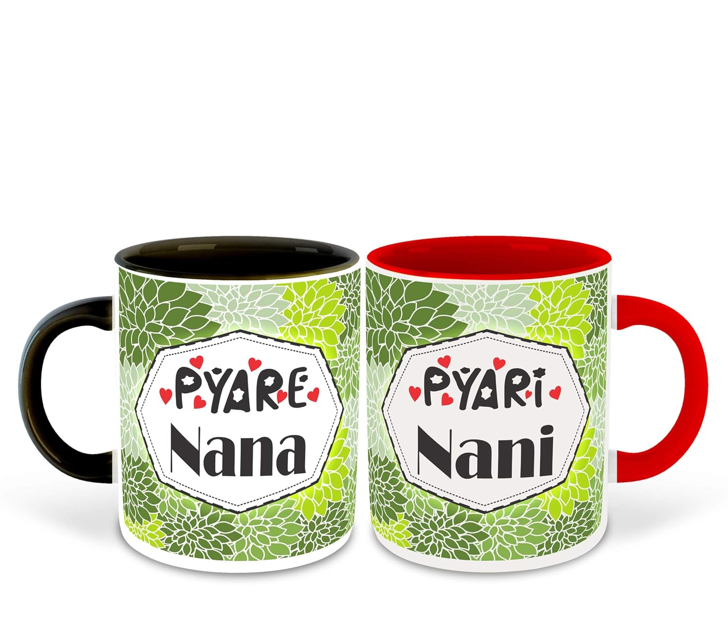 Buy DecorVecor Nana and Nani Set of 2 Coffee Mug Couple Quotes Gift