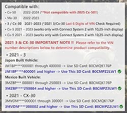 Navigation SD Card Compatible with 2021-2023 3