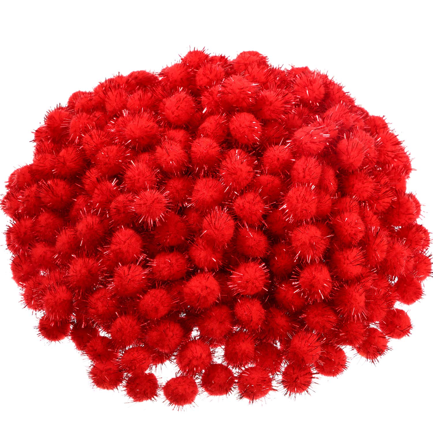 Shappy 1000 Piezas Pompones Brillantes 1,5 cm Pompones