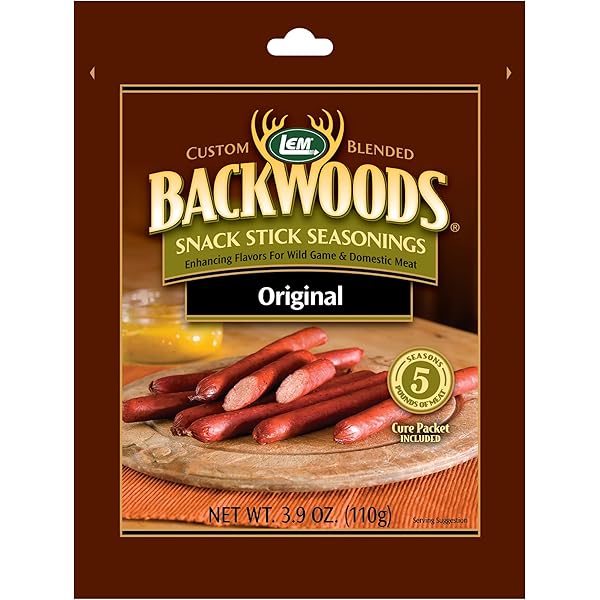 LEM Backwoods Trail Bologna Seasoning Kit - Makes 20 Lbs Of Sausage With Cure & Casings