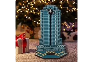 YOSTYLE 2024 Christmas Die Hard Advent Calendar, Christmas Countdown Calendar Decoration, Magnetic Wooden 24 Days Advent Calendar for Kids Christmas Advent Gifts for Kids Home Desktop Party Decorations (Blue)