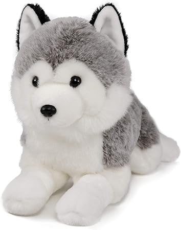 Peluche husky realiste Clearance
