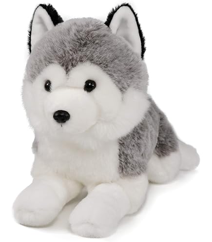 ICE KING BEAR Wolf Plüschtier – 14 Zoll (ca. 35,6 Cm), Realistisches Design, Weiches Fell, Perfekt Als Geschenk