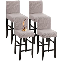 YISUN Waterproof Bar Stool Covers, Stretch Pub