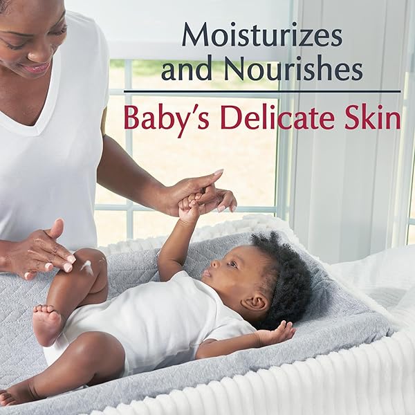 EUCERIN BABY BODY LOTION, HYPOALLERGENIC AND FRAGRANCE FREE BABY LOTION WITH PRO-VITAMIN B5 AND SHEA BUTTER, 13.5 FL OZ BOTTLE