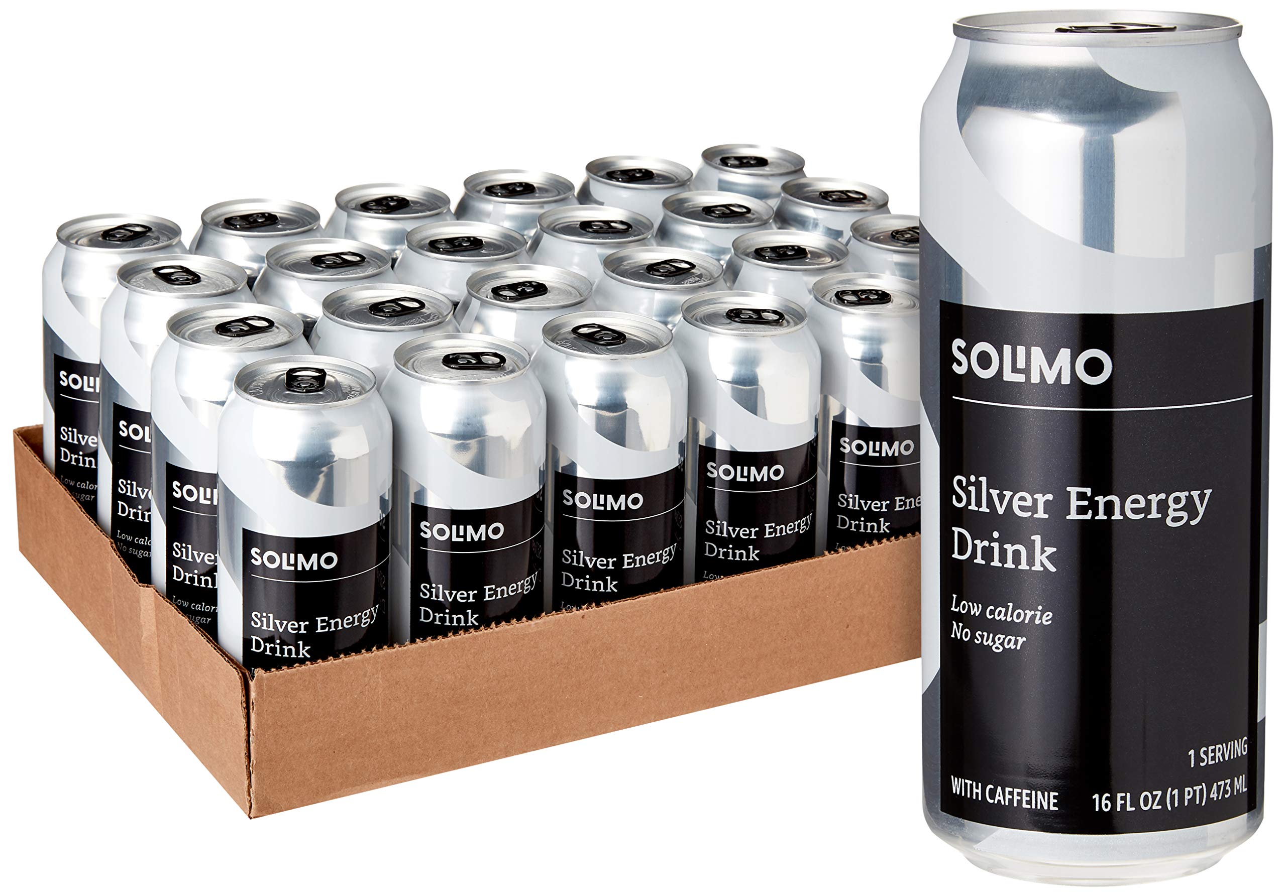 Amazon.com : Amazon Brand - Solimo Red Energy Drink, Sugar Free, 16