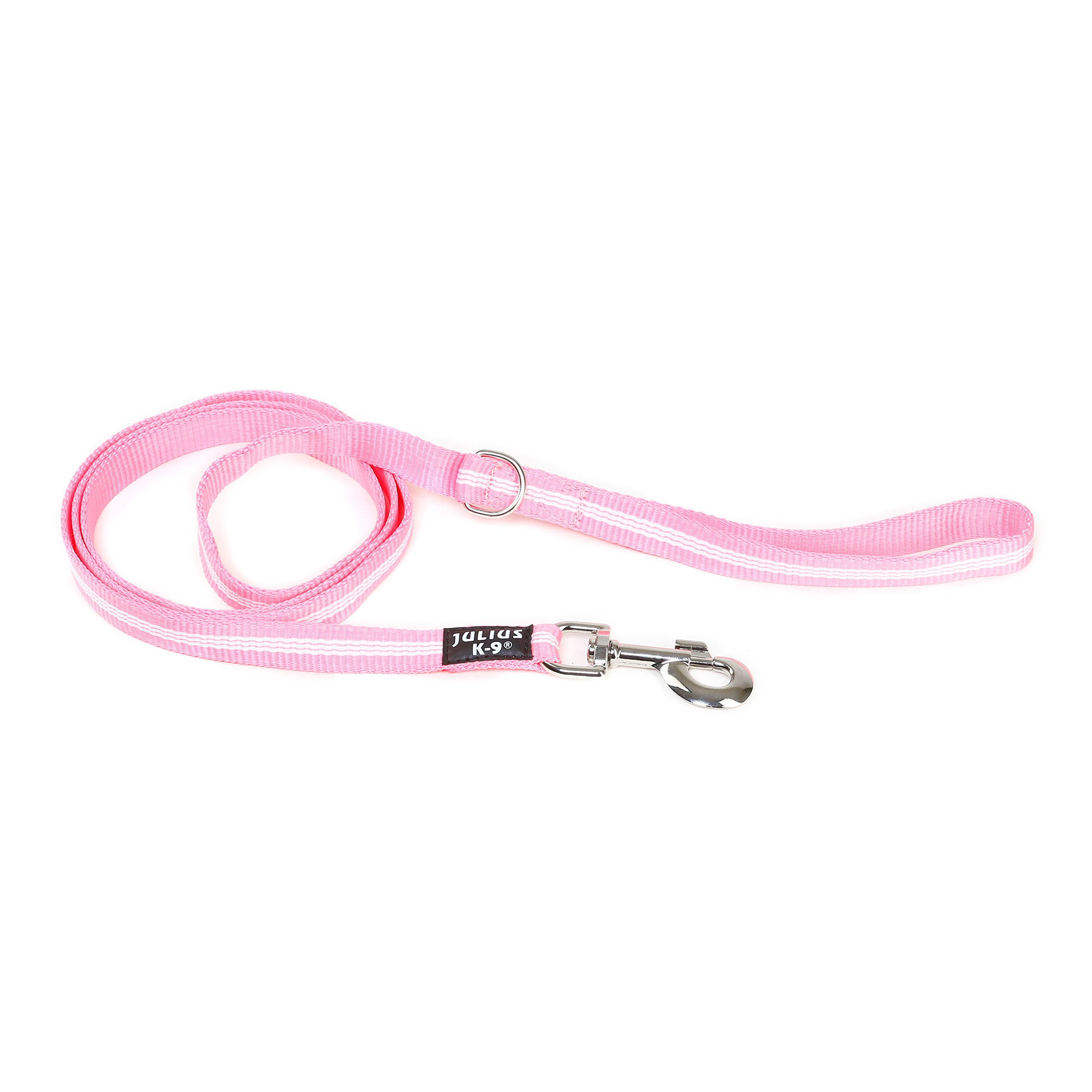IDC Tubular Webbing Leash with Handle and D-Ring, 19 mm x 1.8 m, Pink โ image 1