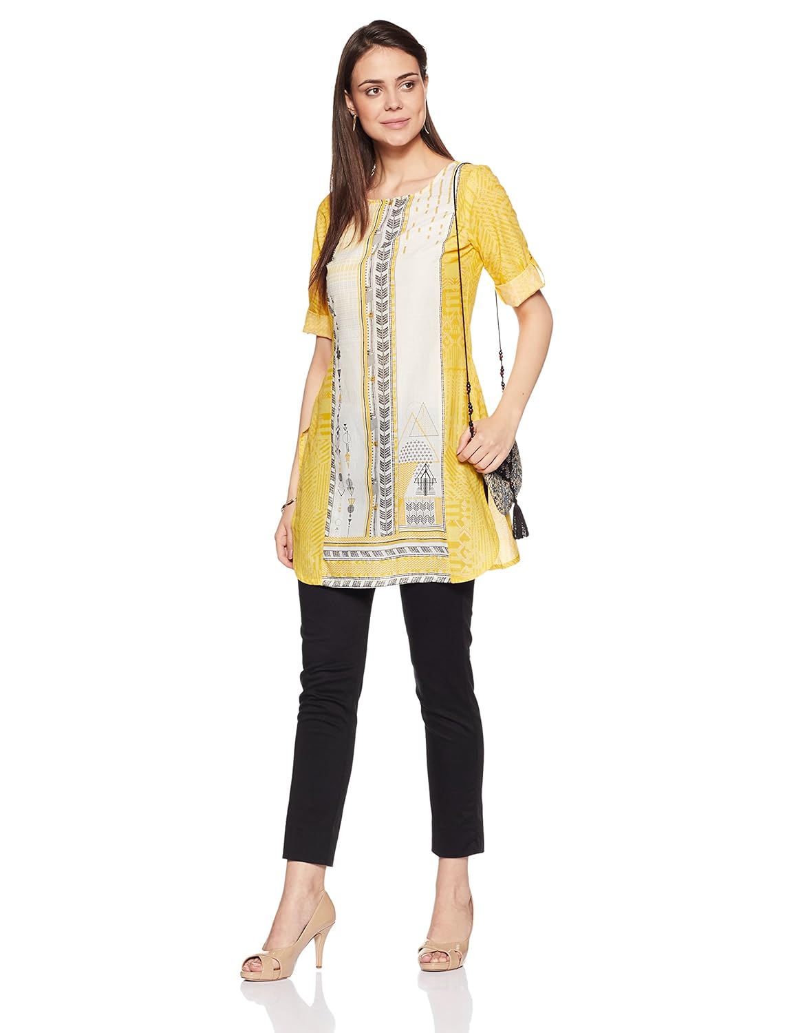 aurelia women's straight fit kurta