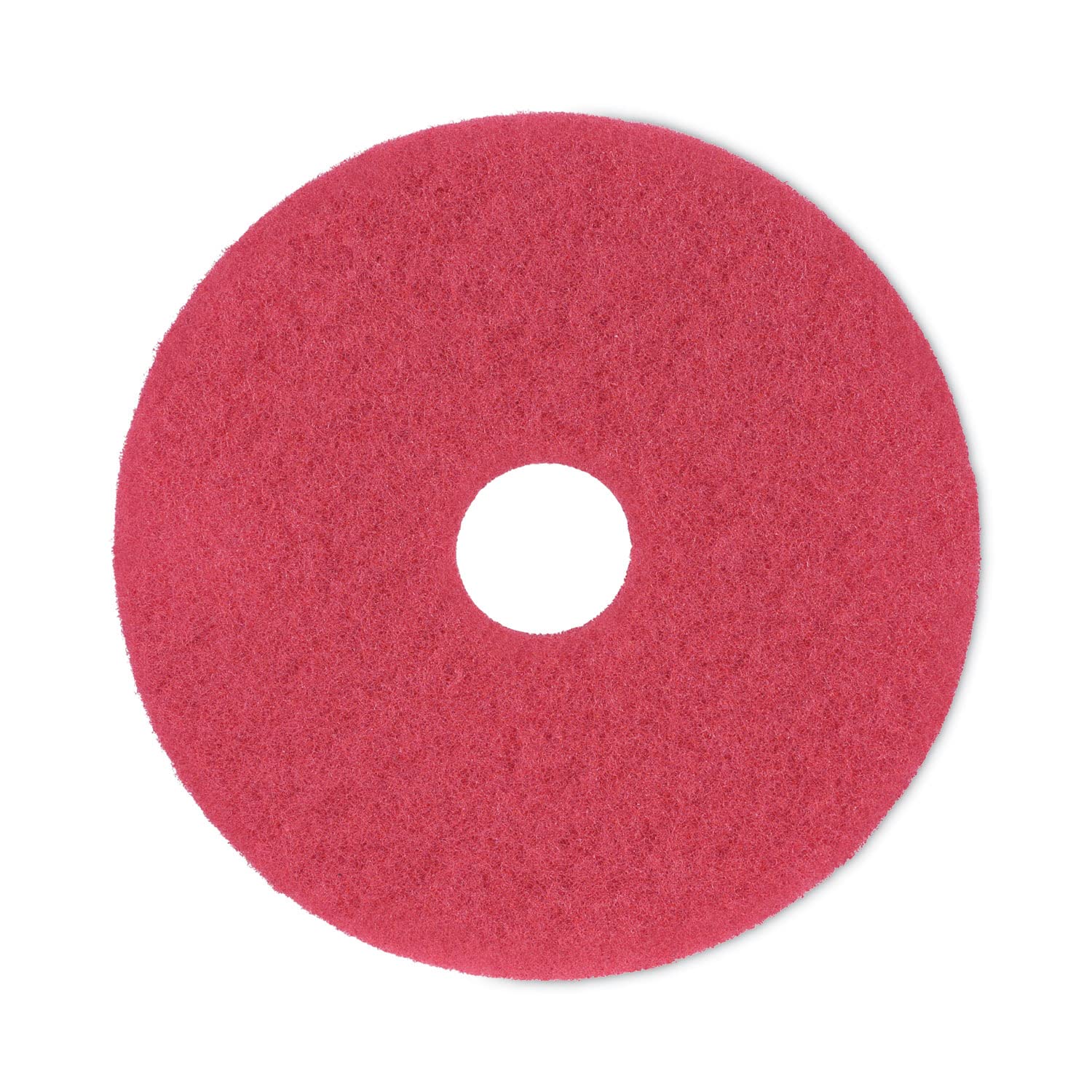 Photo 1 of Boardwalk Buffing Floor Pads, 17" Diameter, Red, 5/Carton
