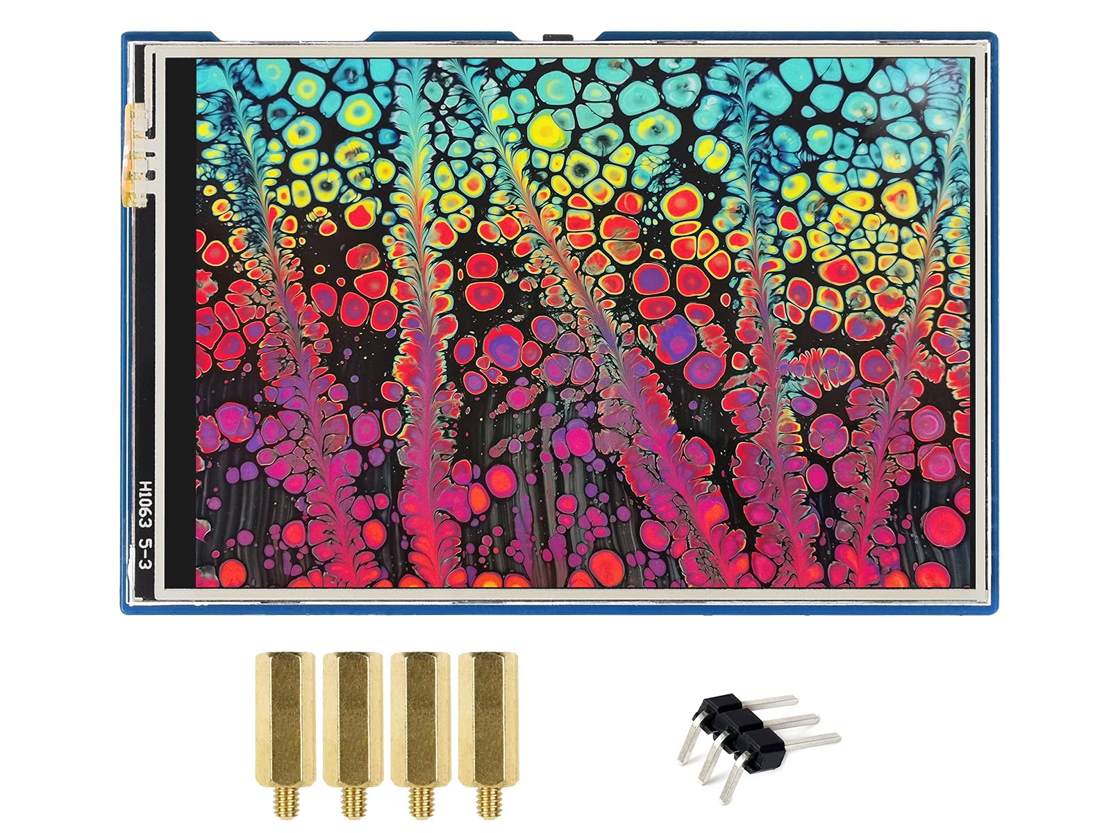 IBest 3.5inch Touch Display Module Display Compatible with Raspberry Pi Pico 480×320 Pixels 65K Colors LCD IPS Screen with Resistive Touch Controller XPT2046, ILI9488 Driver, Using SPI Bus