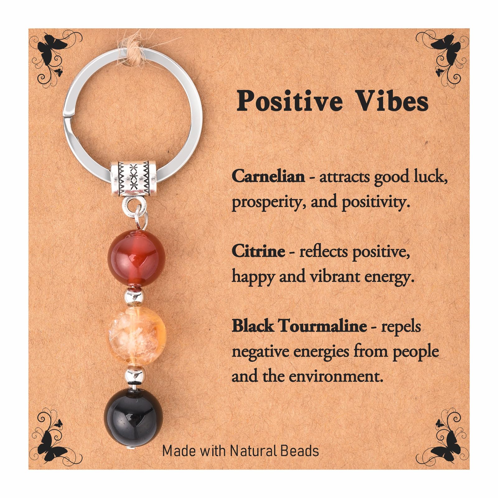 Donouzair Inspirational Emotional Support Keychains