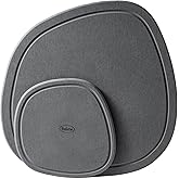 Relime Diatomaceous Earth Plant Saucer for Indoor, 2 Pack Irregular 6 Inch 12 Inch, Instant Dry Pot Saucer, Plant Drip & Drainage Tray for Indoor, Stone Gray