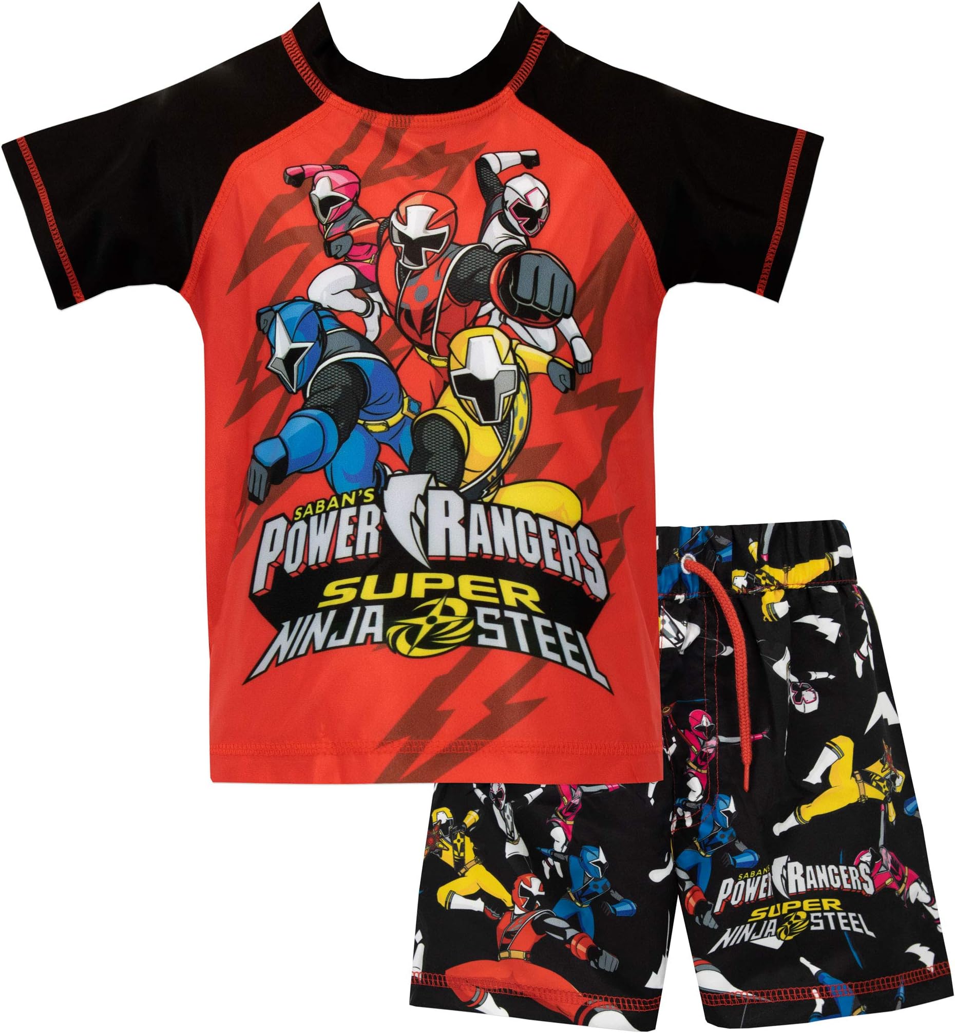 Power Rangers Boys' Ninja Steel Two Piece Swim Set