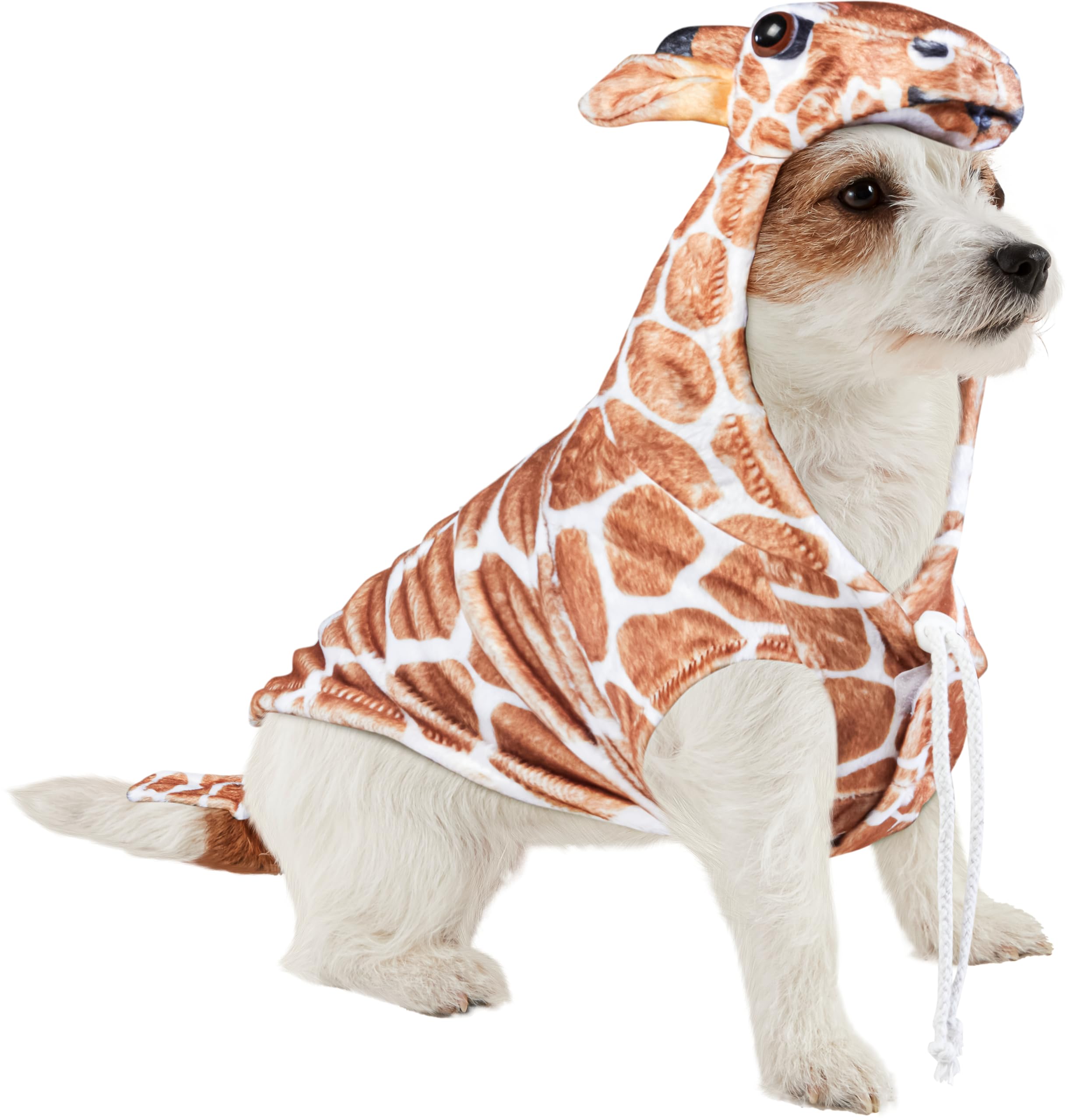 Official Rubie's Giraffe Pet Dog Hoodie Costume, Size Small Halloween Halloween