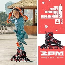 2PM SPORTS Torinx Red Boys Adjustable Inline