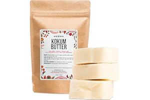 Better Shea Butter Raw Kokum Butter Unrefined - Body Butter Bar for Soap Making and DIY Butter, Skin and Hair Products - Pure, Unscented Skin Butter for Lotion Base - Kokum Butter 1 lb Block