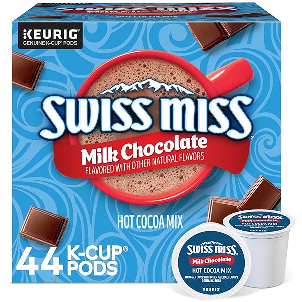 SWISS MISS MILK CHOCOLATE HOT COCOA, SINGLE-SERVE KEURIG...