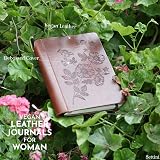 SETTINI Flower Journal for Writing Gift Set Hardcover Vegan Leather 192 Pages view 4