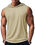 MAGCOMSEN Mens Tank Tops Sleeveless Hoodie Shirt