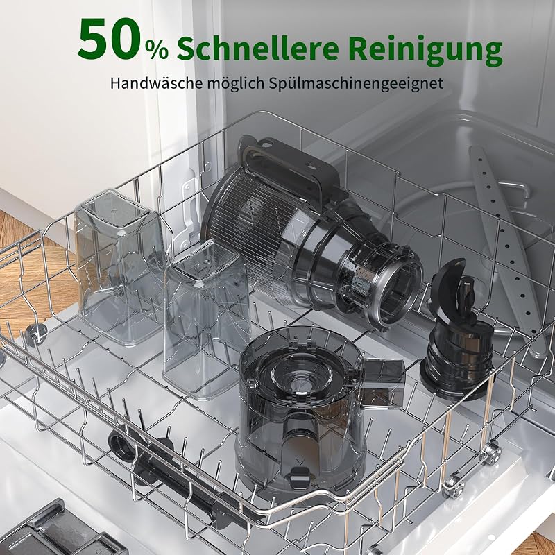 SJ-065 Entsafter Slow Juicer, 400W, 152 mm XL-Einfüllschacht — Foto 8 von 8