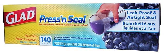 Amazon.com: 43.4m GLAD press and seal length width 30cm x (1 ...