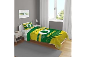 Pegasus Sports NCAA Slanted Stripe 4 PC Twin Bed in a Bag