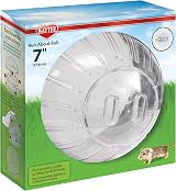 Kaytee Run About Ball Clear 17.8 cm Diameter for Hamsters Gerbils view 1