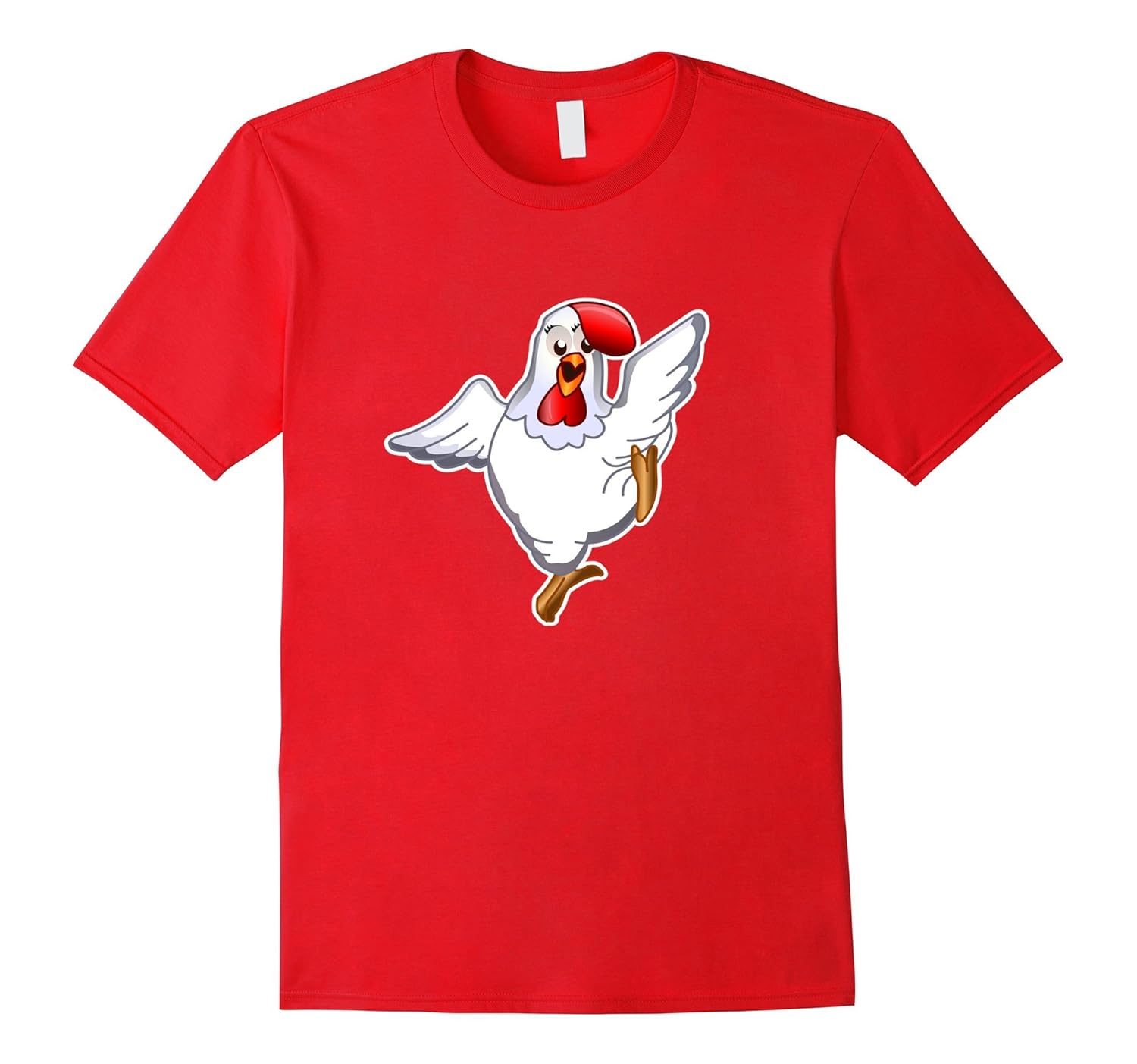 Crazy Chicken Funny Humorous Farmer Farming Hen T-Shirt