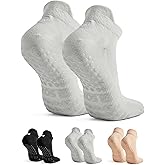 SB SOX Pilates Socks for Women (2 Pairs) - Non Slip Grip Socks for Yoga, Barre, Hospital