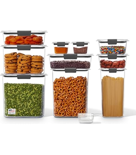 Amazon.com: Rubbermaid Brilliance Food Storage Containers and