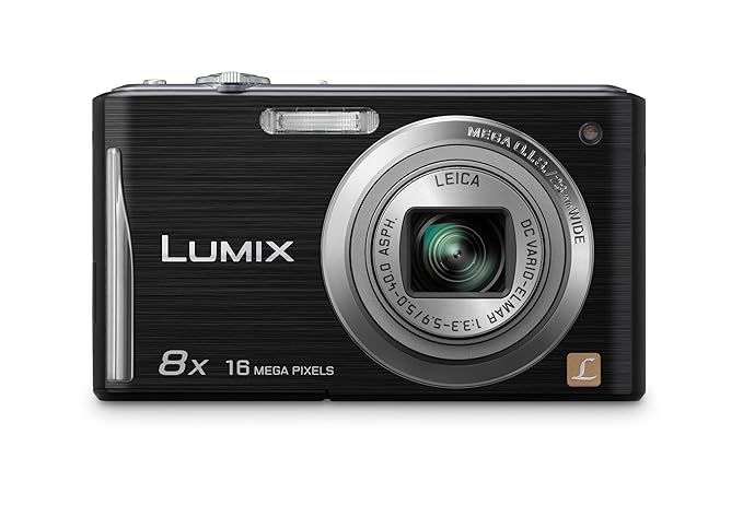 Panasonic Lumix DMC-FS35EG-K Digitalkamera (16 Megapixel, 8-fach opt. Zoom, 6,7 cm (2,7 Zoll) Display, bildstabilisiert) schw