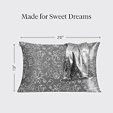 Kitsch Minnie Mickey Satin Pillowcase with Zipper Standard Size view 4