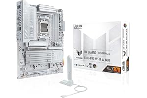 ASUS TUF Gaming X870-PRO WIFI7 W NEO AMD ATX Motherboard, 16+2+1 Power Stages, DDR5 with NitroPath DRAM Technology and AEMP, 