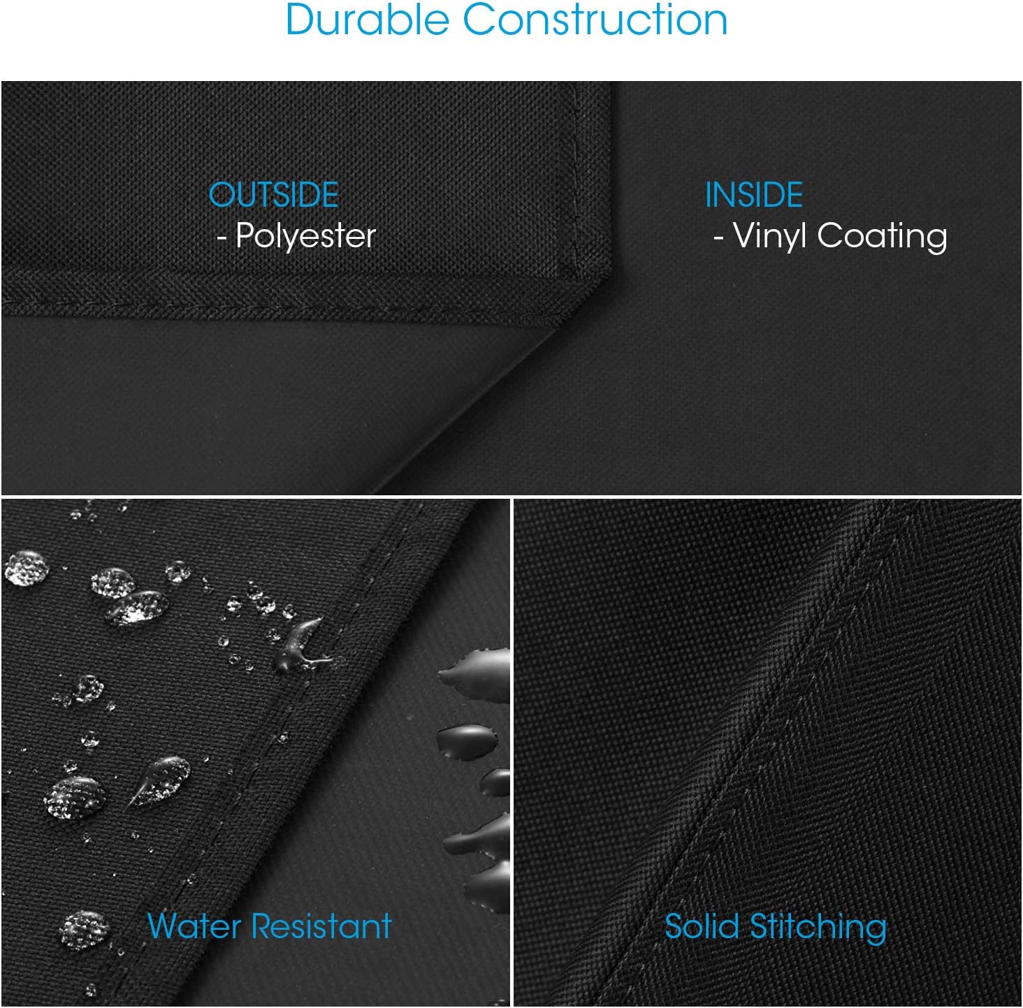 Unicook Heavy Duty Waterproof Barbecue Gas Grill Cover, 55-inch BBQ Cover, Special Fade and UV Resistant Material, Durable and Convenient, Fits Weber Char-Broil Nexgrill Brinkmann Grills and More : Garden & Outdoor