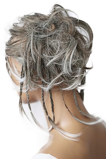 Gray Mix 9t60b G10d Prettyshop Hairpiece Hair Rubber Scrunchie