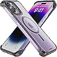 REBEL iPhone 14 Pro Max Case [Frosted FLEX Series] Exposed Sides for Comfort, Strong MagSafe Compatible, Translucent, Protective Shockproof, Upgraded Frameless Cover 6.7 Inch Phone 2023 (Frosted FLEX)