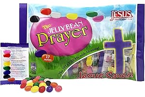 SCRIPTURE CANDY REACHING THE WORLD ONE PIECE AT A TIME! Scripture Candy, The Jelly Bean Prayer Spring Themed Bag, 17 Count (Net wt. 8.5oz (240g)